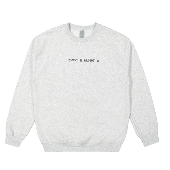 Custom coordinates sweater - Picture 1 of 2